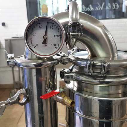 Contrôle température lors de la distillation