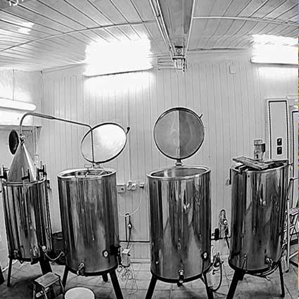 la salle de fabrication de la brasserie Dreum